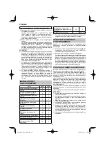 Preview for 30 page of HIKOKI DH18DPB Handling Instructions Manual