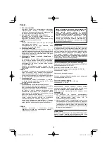 Preview for 124 page of HIKOKI DH18DPB Handling Instructions Manual