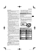 Preview for 39 page of HIKOKI DS18DA Handling Instructions Manual