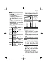 Preview for 49 page of HIKOKI DS18DA Handling Instructions Manual