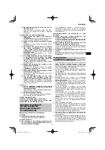 Preview for 61 page of HIKOKI DS18DA Handling Instructions Manual