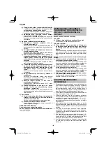 Preview for 162 page of HIKOKI DS18DA Handling Instructions Manual