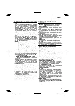 Preview for 13 page of HIKOKI G 10SQ Handling Instructions Manual