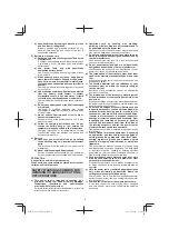 Preview for 8 page of HIKOKI G 1813DF Handling Instructions Manual