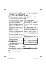 Preview for 16 page of HIKOKI G 1813DF Handling Instructions Manual