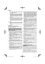 Preview for 8 page of HIKOKI G1810DE Handling Instructions Manual