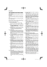 Preview for 34 page of HIKOKI G1810DE Handling Instructions Manual