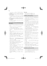 Preview for 46 page of HIKOKI G1810DE Handling Instructions Manual