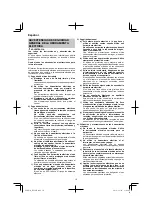 Preview for 10 page of HIKOKI H 41ME Handling Instructions Manual