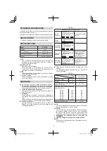 Preview for 10 page of HIKOKI M 18DYA Handling Instructions Manual