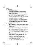 Preview for 34 page of HIKOKI M1808DA Handling Instructions Manual