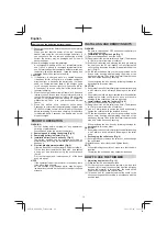 Preview for 14 page of HIKOKI M3608DA Handling Instructions Manual