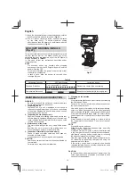 Preview for 16 page of HIKOKI M3608DA Handling Instructions Manual