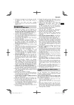 Preview for 21 page of HIKOKI M3612DA Handling Instructions Manual