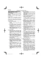 Preview for 32 page of HIKOKI M3612DA Handling Instructions Manual