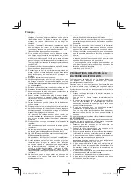 Preview for 34 page of HIKOKI M3612DA Handling Instructions Manual