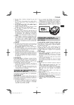 Preview for 35 page of HIKOKI M3612DA Handling Instructions Manual