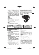 Preview for 41 page of HIKOKI M3612DA Handling Instructions Manual