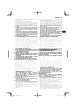 Preview for 59 page of HIKOKI M3612DA Handling Instructions Manual