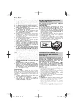 Preview for 60 page of HIKOKI M3612DA Handling Instructions Manual