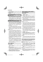 Preview for 64 page of HIKOKI M3612DA Handling Instructions Manual