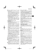 Preview for 65 page of HIKOKI M3612DA Handling Instructions Manual