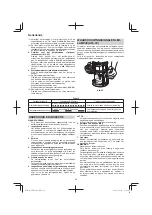 Preview for 66 page of HIKOKI M3612DA Handling Instructions Manual