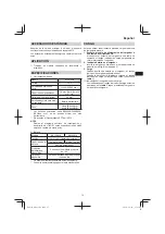 Preview for 75 page of HIKOKI M3612DA Handling Instructions Manual