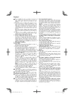 Preview for 78 page of HIKOKI M3612DA Handling Instructions Manual