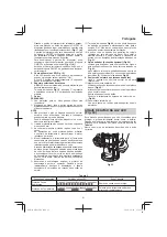 Preview for 91 page of HIKOKI M3612DA Handling Instructions Manual