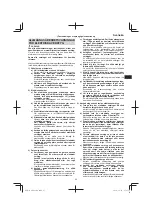 Preview for 95 page of HIKOKI M3612DA Handling Instructions Manual