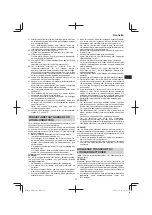 Preview for 97 page of HIKOKI M3612DA Handling Instructions Manual