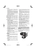 Preview for 102 page of HIKOKI M3612DA Handling Instructions Manual