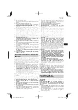 Preview for 119 page of HIKOKI M3612DA Handling Instructions Manual