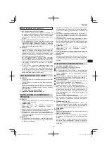 Preview for 123 page of HIKOKI M3612DA Handling Instructions Manual