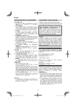 Preview for 174 page of HIKOKI M3612DA Handling Instructions Manual