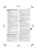 Preview for 207 page of HIKOKI M3612DA Handling Instructions Manual