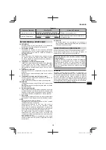 Preview for 209 page of HIKOKI M3612DA Handling Instructions Manual