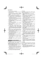 Preview for 214 page of HIKOKI M3612DA Handling Instructions Manual