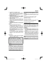 Preview for 57 page of HIKOKI NH 18DSL Handling Instructions Manual