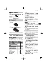 Preview for 73 page of HIKOKI NH 18DSL Handling Instructions Manual