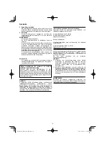 Preview for 74 page of HIKOKI NH 18DSL Handling Instructions Manual