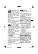 Preview for 77 page of HIKOKI NH 18DSL Handling Instructions Manual