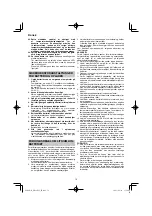 Preview for 78 page of HIKOKI NH 18DSL Handling Instructions Manual