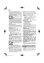 Preview for 86 page of HIKOKI NH 18DSL Handling Instructions Manual