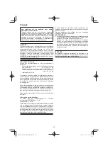 Preview for 56 page of HIKOKI NR 3675DD Handling Instructions Manual