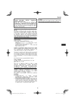 Preview for 189 page of HIKOKI NR 3675DD Handling Instructions Manual