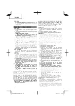 Preview for 20 page of HIKOKI NR 90AD Handling Instructions Manual