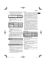 Preview for 11 page of HIKOKI NT 1850DBSL Handling Instructions Manual