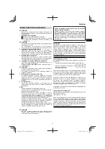 Preview for 71 page of HIKOKI NT 1850DBSL Handling Instructions Manual